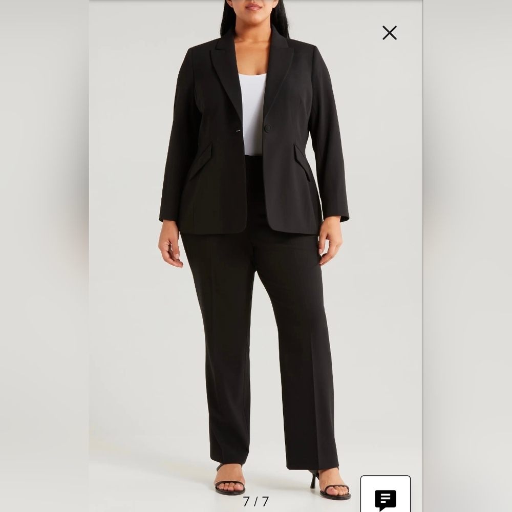 Pintuck Pants Tahari ASL Dress Pants PlusSize Black Shannon Pant